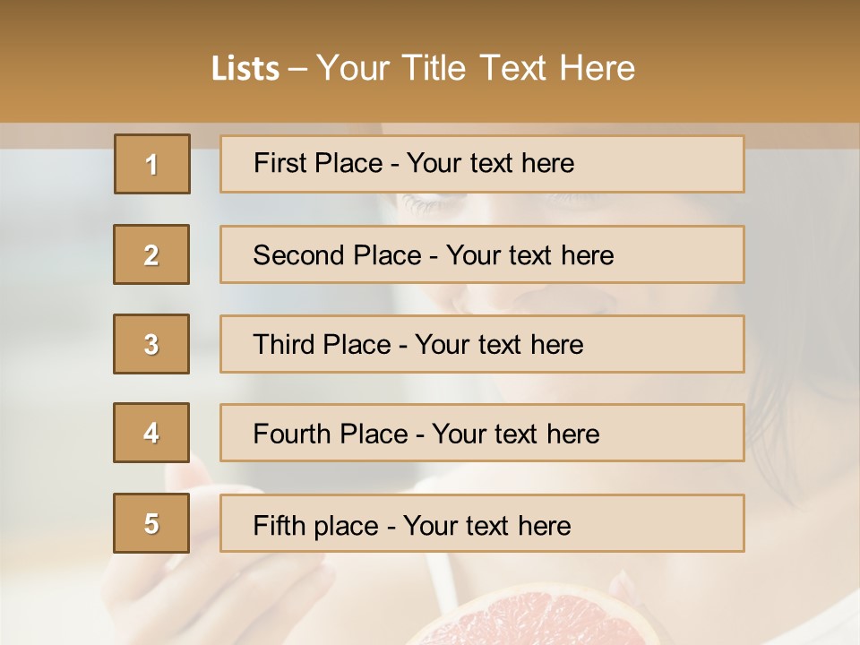 Young European Attractive PowerPoint Template