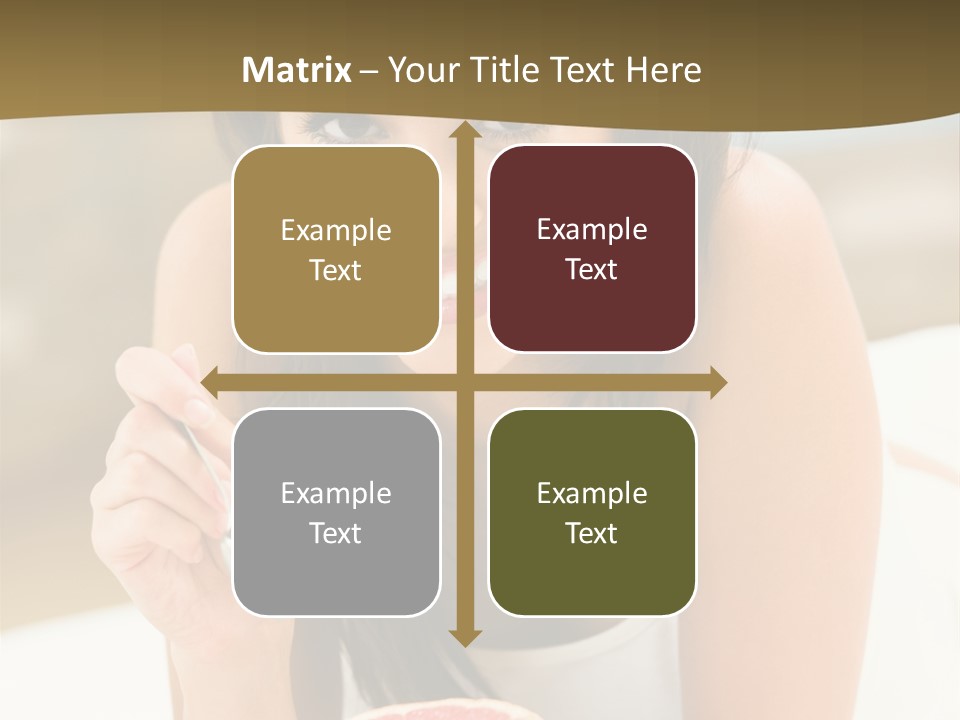 Attractive Indoor Food PowerPoint Template