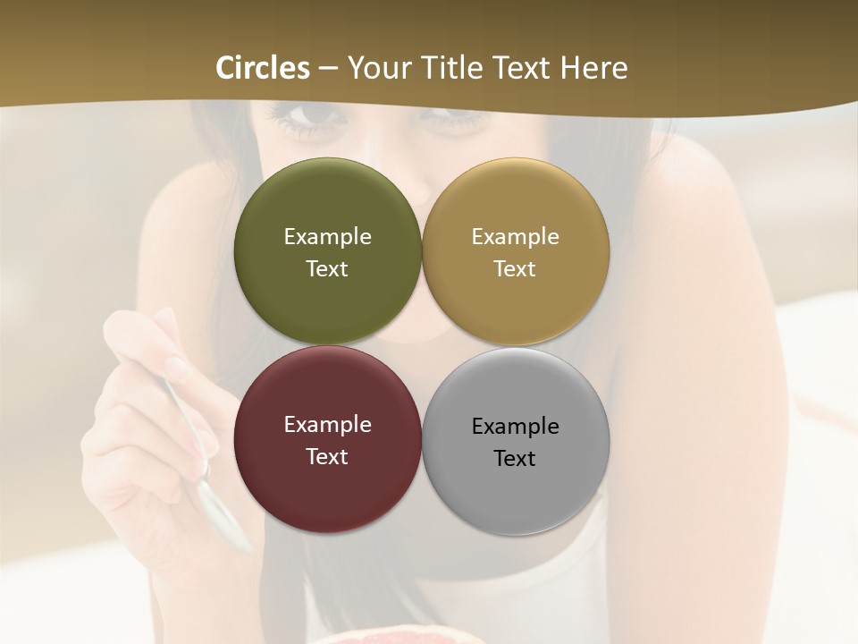 Attractive Indoor Food PowerPoint Template