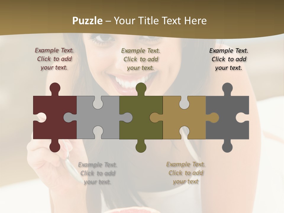 Attractive Indoor Food PowerPoint Template