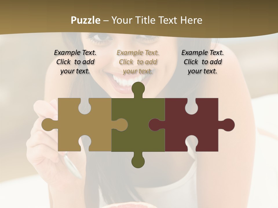 Attractive Indoor Food PowerPoint Template