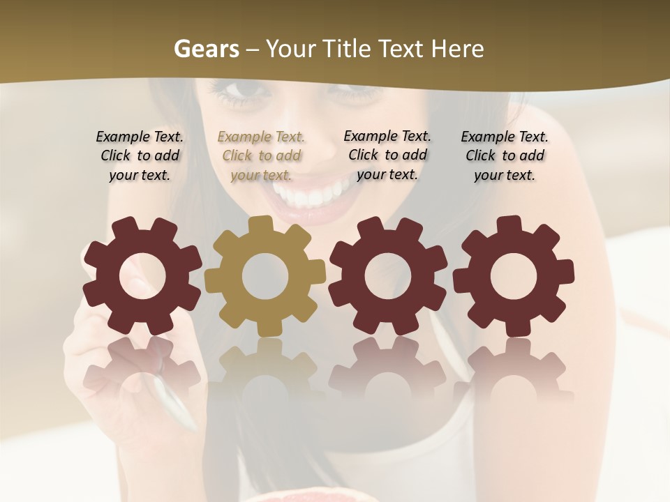 Attractive Indoor Food PowerPoint Template