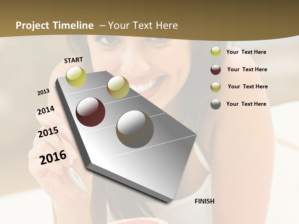 Attractive Indoor Food PowerPoint Template