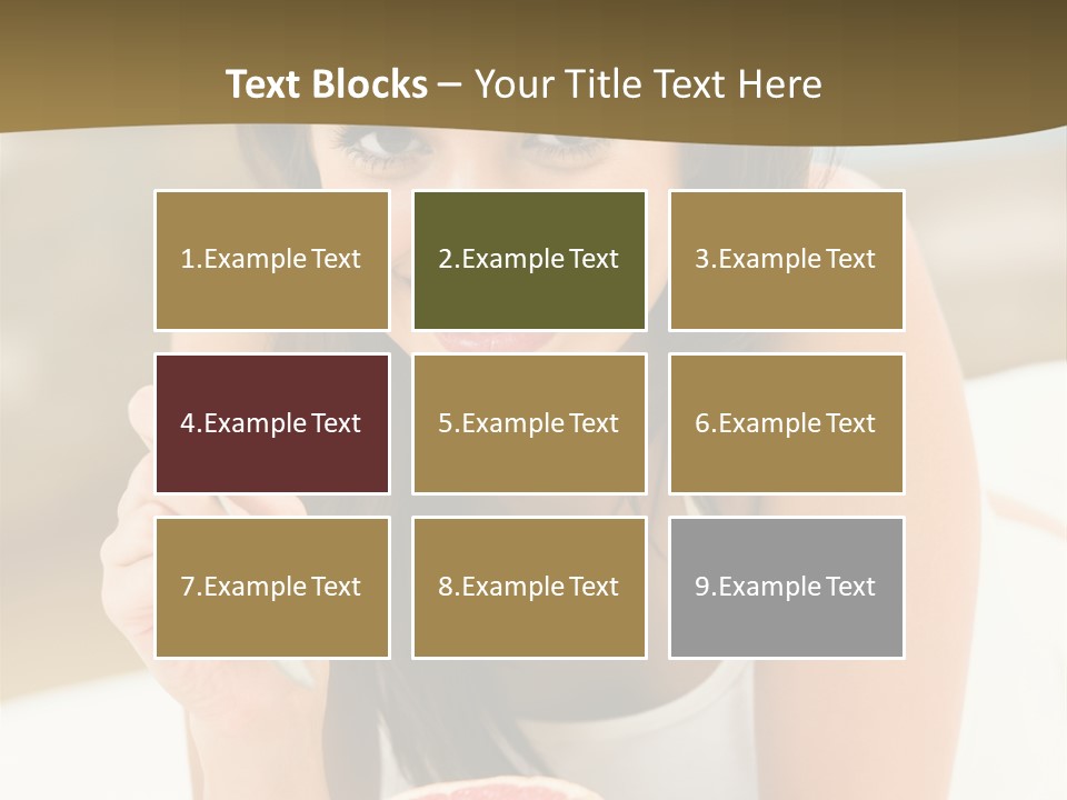 Attractive Indoor Food PowerPoint Template