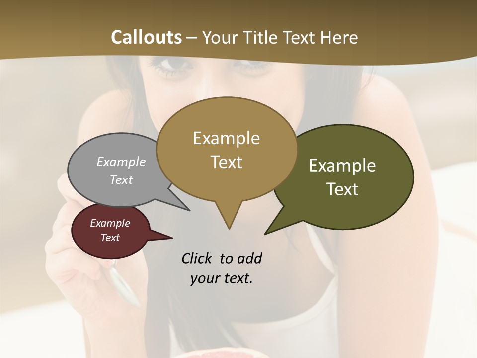 Attractive Indoor Food PowerPoint Template