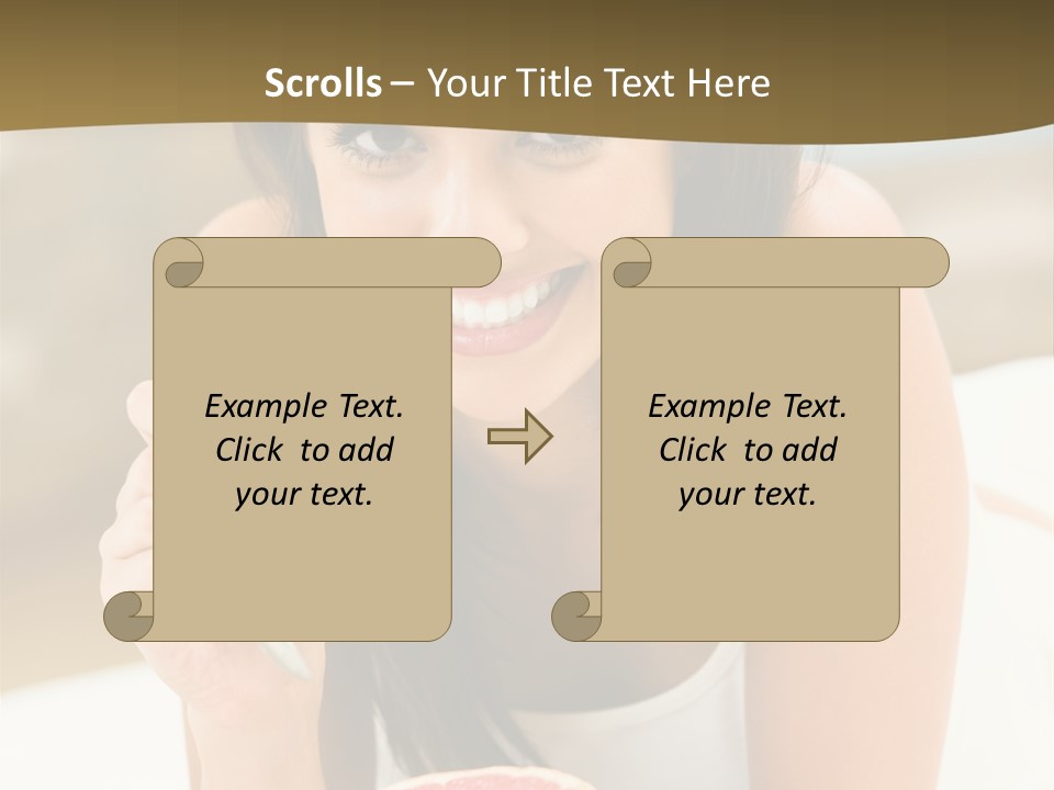 Attractive Indoor Food PowerPoint Template