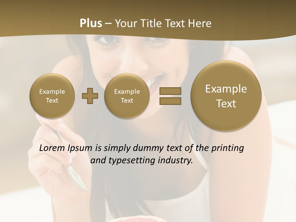 Attractive Indoor Food PowerPoint Template