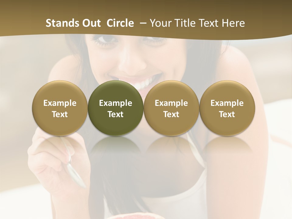 Attractive Indoor Food PowerPoint Template