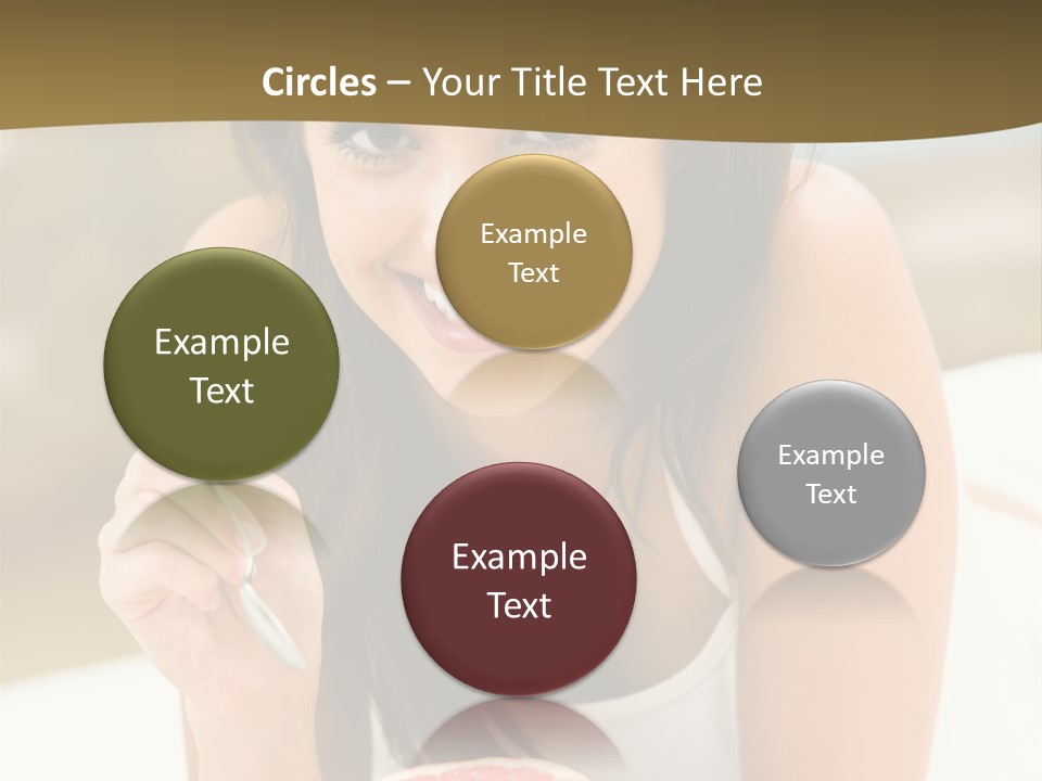 Attractive Indoor Food PowerPoint Template