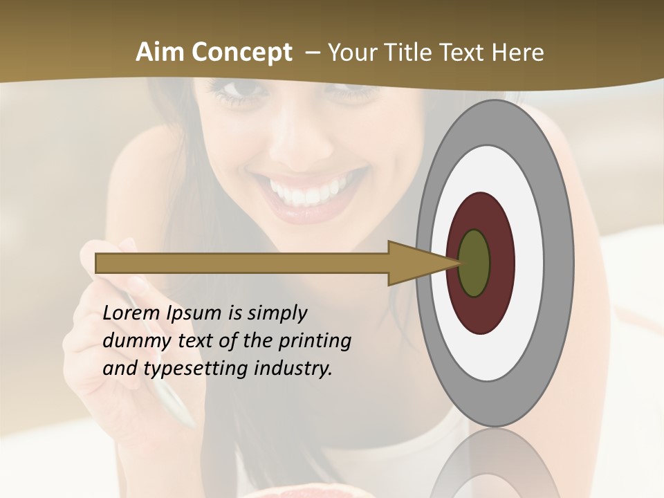 Attractive Indoor Food PowerPoint Template