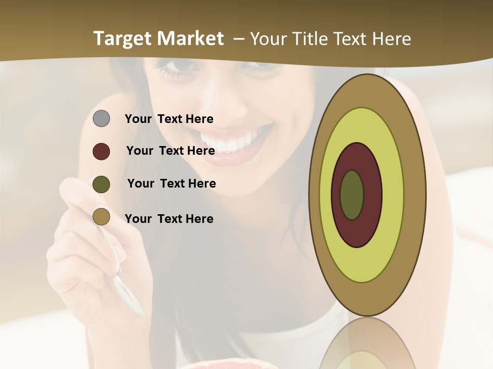 Attractive Indoor Food PowerPoint Template