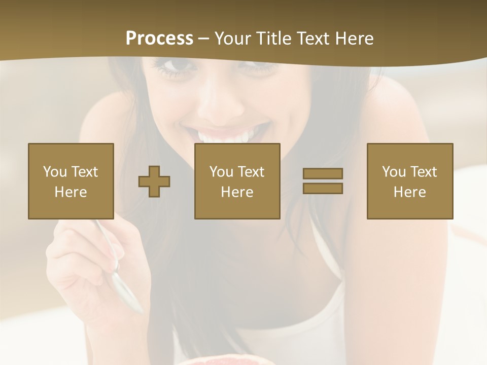 Attractive Indoor Food PowerPoint Template