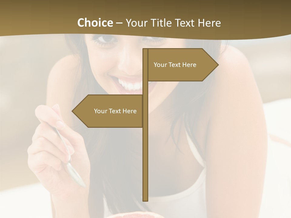 Attractive Indoor Food PowerPoint Template