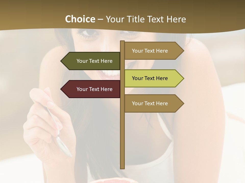 Attractive Indoor Food PowerPoint Template