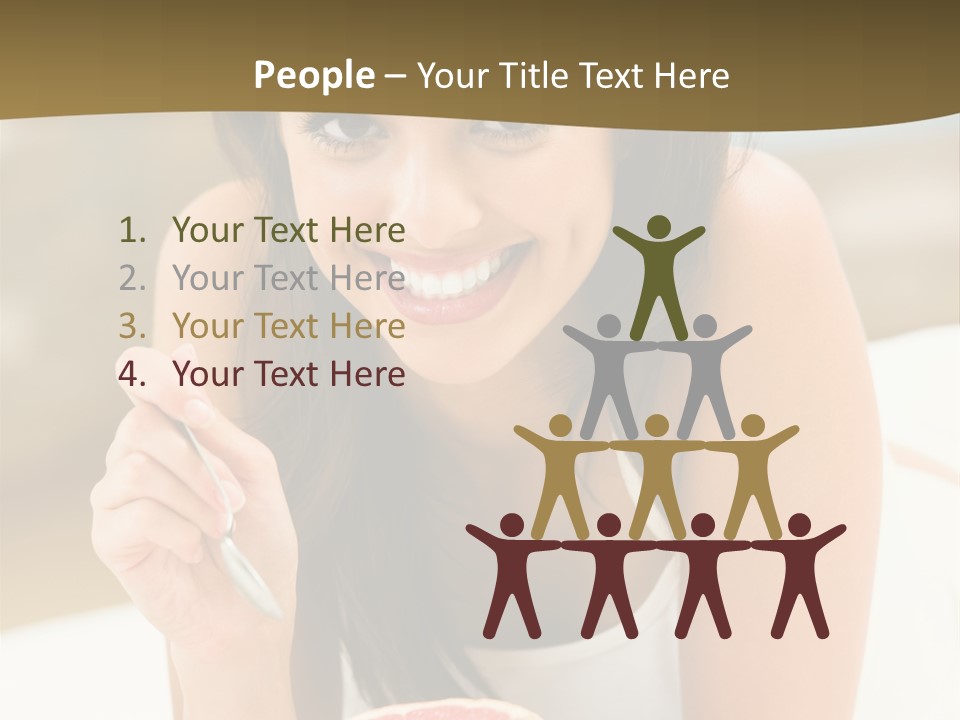 Attractive Indoor Food PowerPoint Template