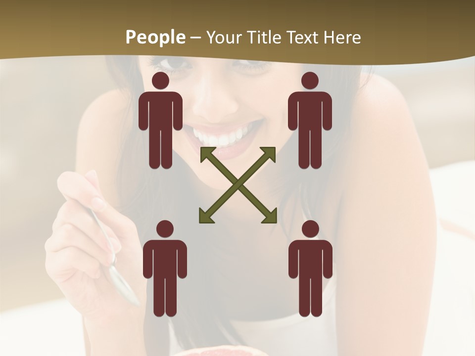 Attractive Indoor Food PowerPoint Template