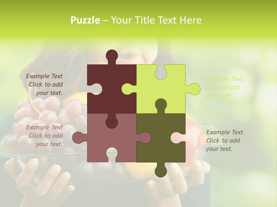 Healthy Attractive Apple PowerPoint Template