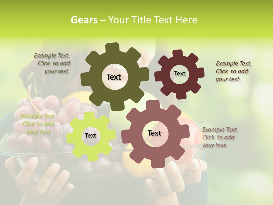 Healthy Attractive Apple PowerPoint Template