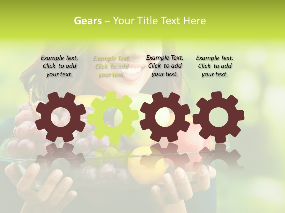 Healthy Attractive Apple PowerPoint Template