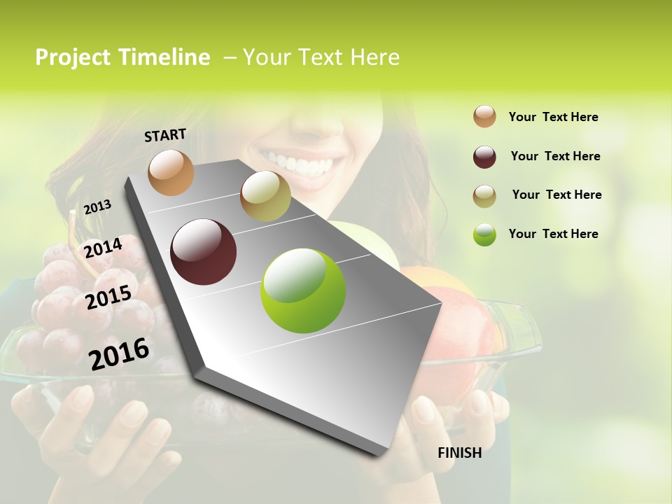 Healthy Attractive Apple PowerPoint Template