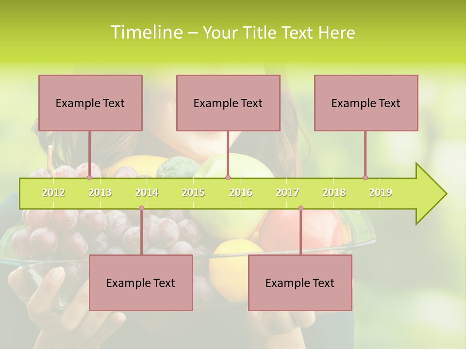 Healthy Attractive Apple PowerPoint Template