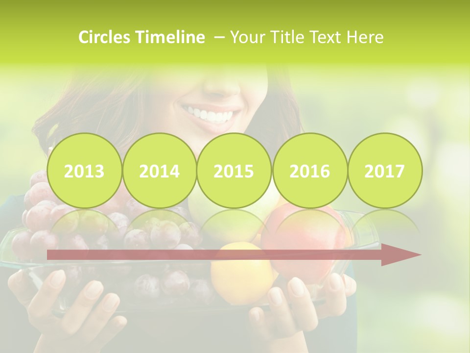 Healthy Attractive Apple PowerPoint Template