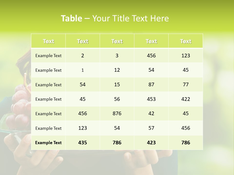 Healthy Attractive Apple PowerPoint Template