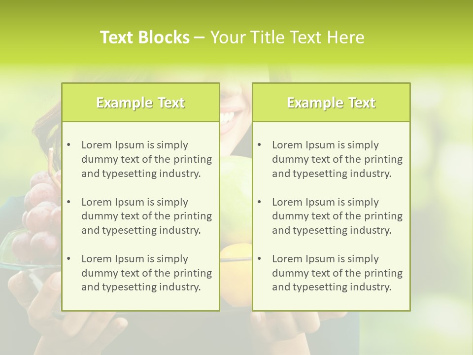 Healthy Attractive Apple PowerPoint Template