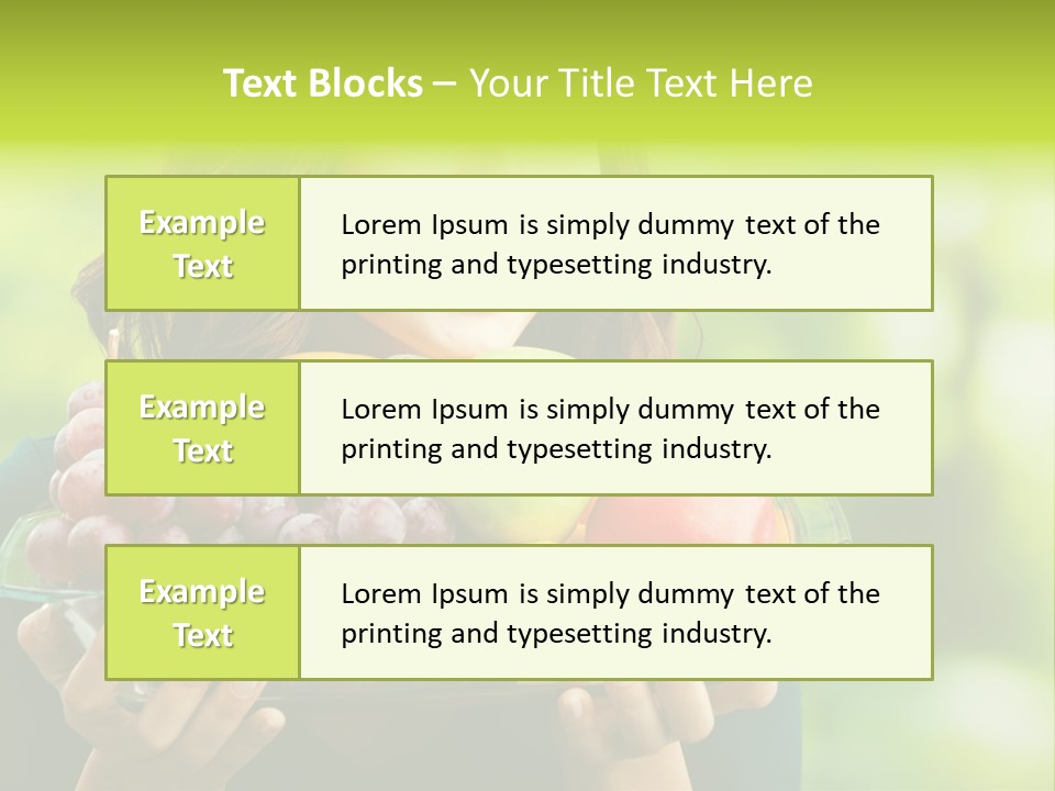 Healthy Attractive Apple PowerPoint Template