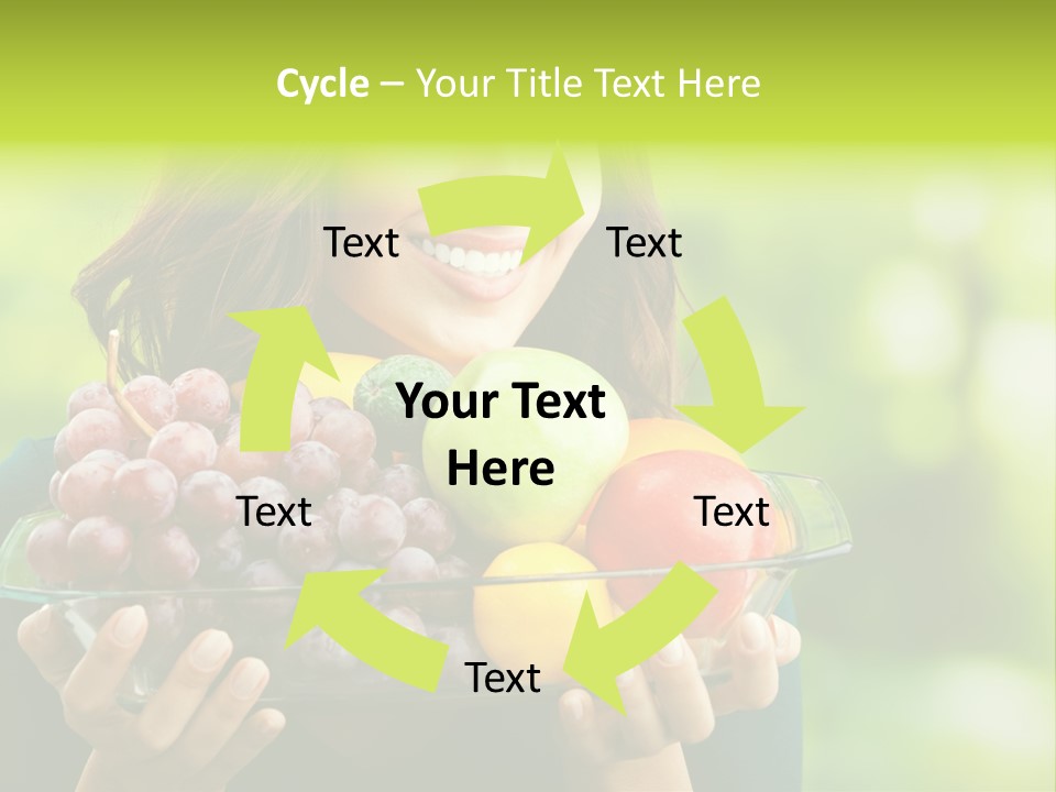 Healthy Attractive Apple PowerPoint Template