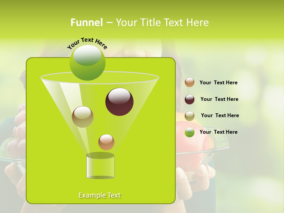 Healthy Attractive Apple PowerPoint Template