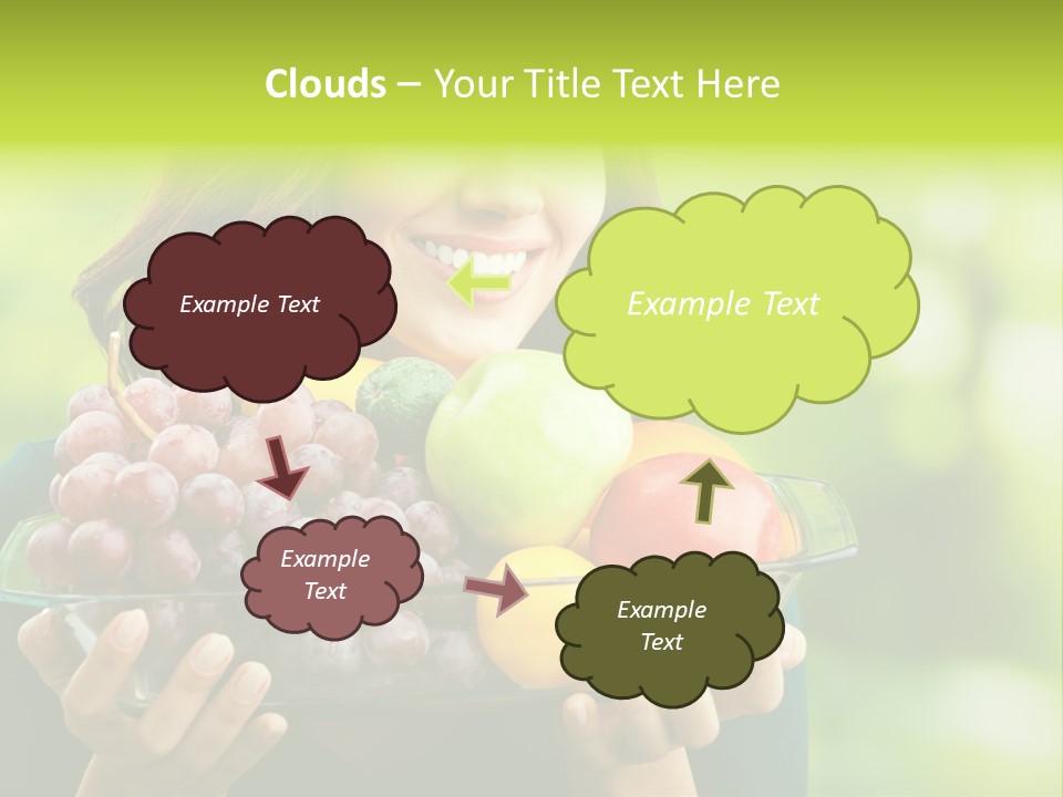 Healthy Attractive Apple PowerPoint Template