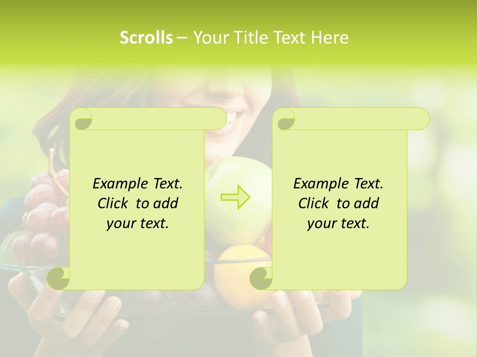 Healthy Attractive Apple PowerPoint Template