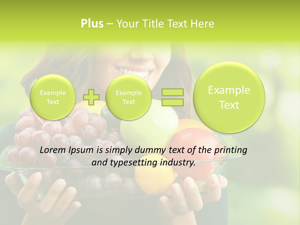 Healthy Attractive Apple PowerPoint Template