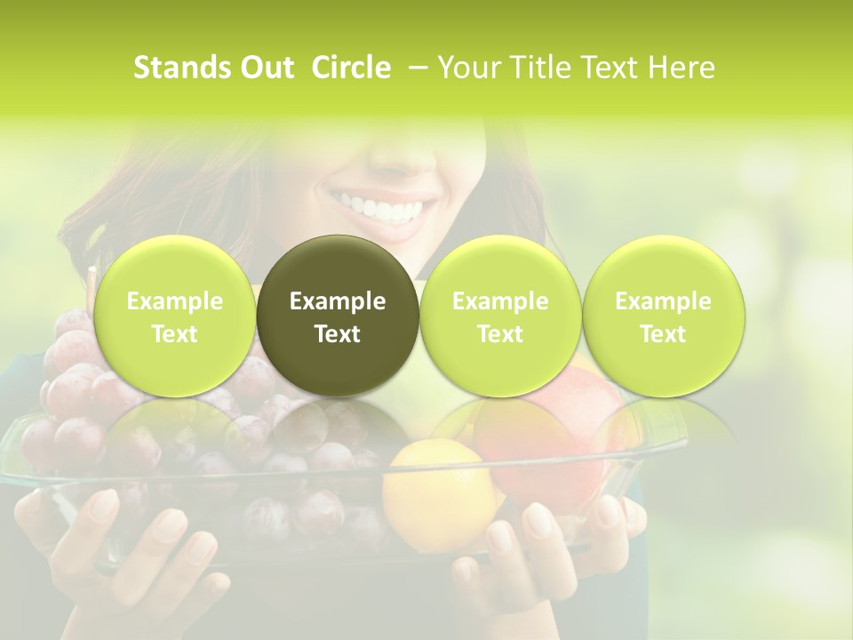 Healthy Attractive Apple PowerPoint Template