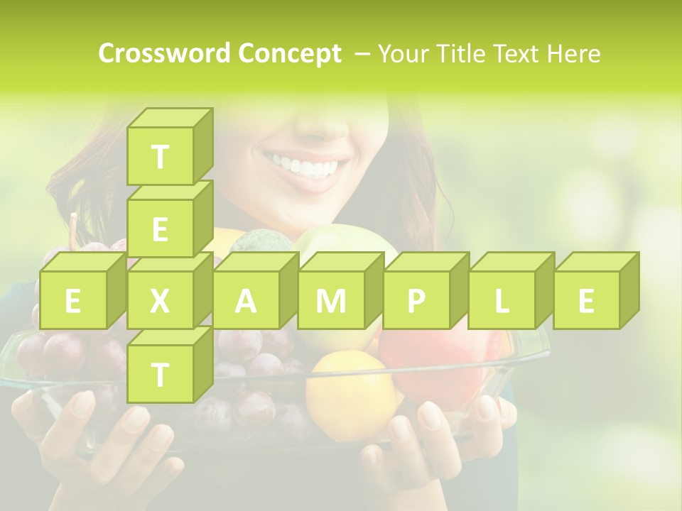 Healthy Attractive Apple PowerPoint Template