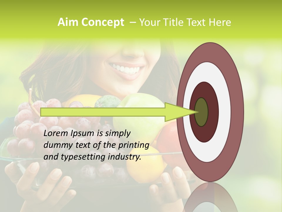 Healthy Attractive Apple PowerPoint Template