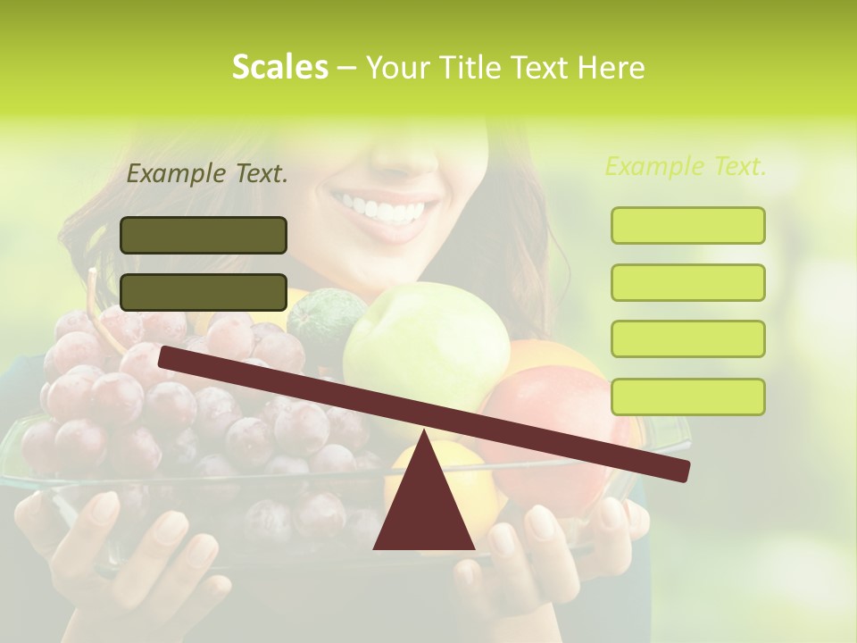 Healthy Attractive Apple PowerPoint Template