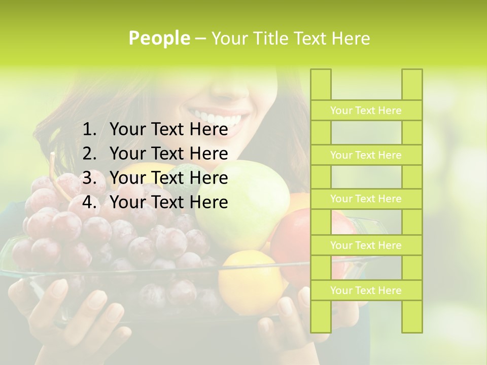 Healthy Attractive Apple PowerPoint Template