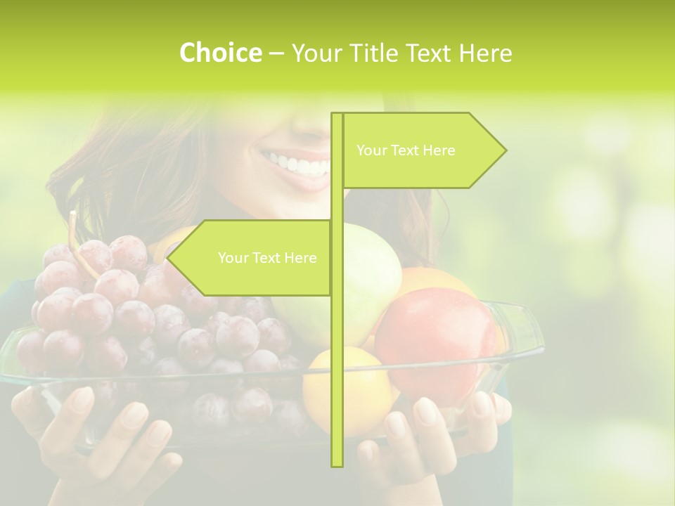 Healthy Attractive Apple PowerPoint Template