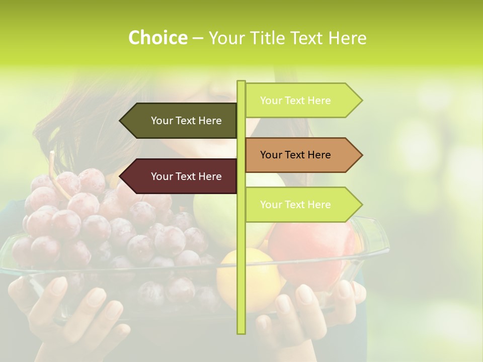 Healthy Attractive Apple PowerPoint Template