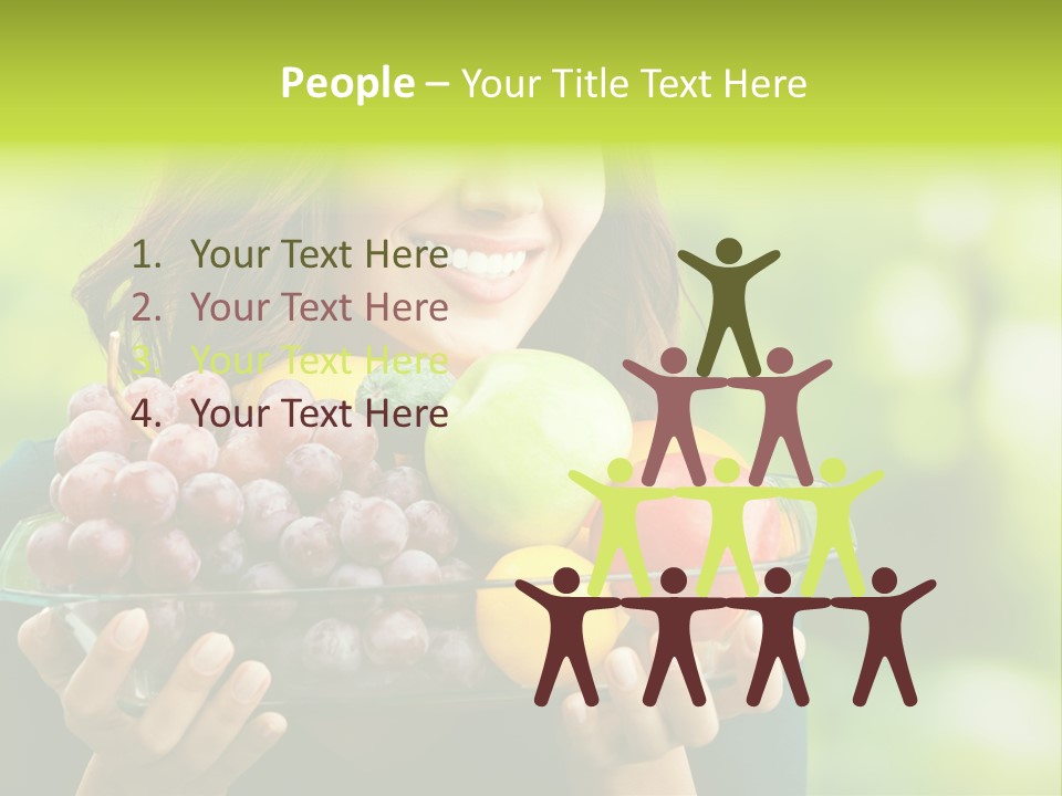Healthy Attractive Apple PowerPoint Template