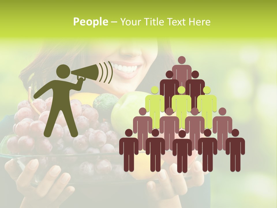 Healthy Attractive Apple PowerPoint Template