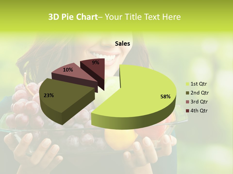 Healthy Attractive Apple PowerPoint Template