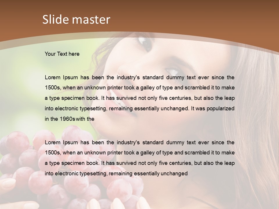 Cupcake Creamer Paper PowerPoint Template