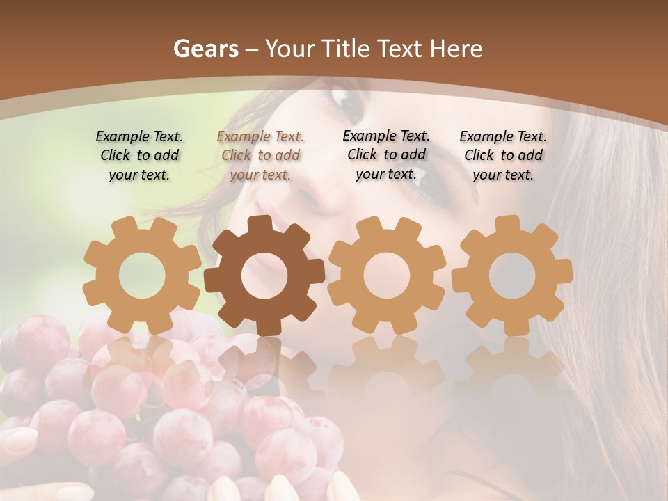 Cupcake Creamer Paper PowerPoint Template