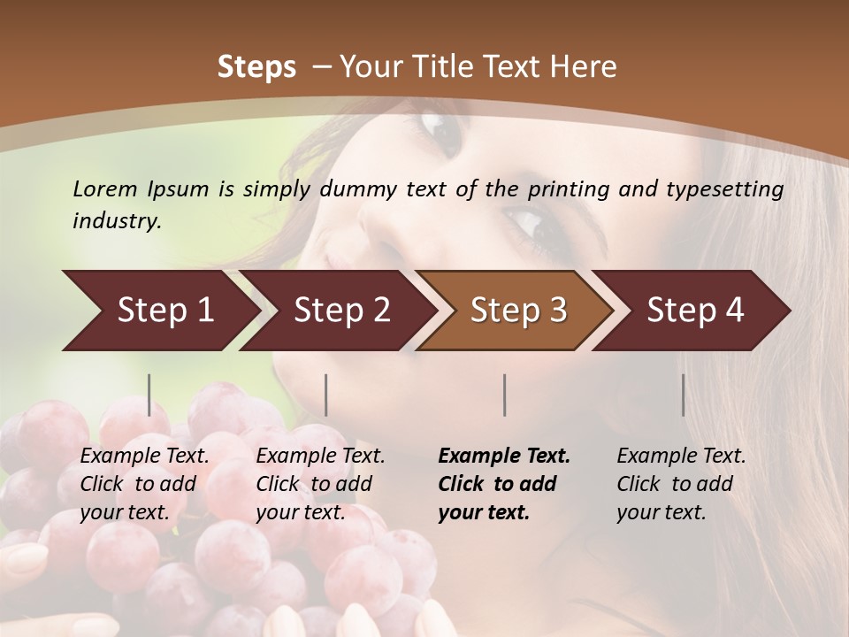 Cupcake Creamer Paper PowerPoint Template