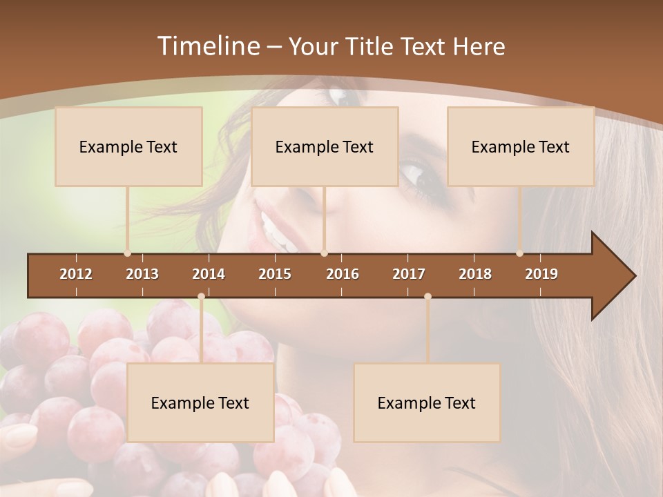 Cupcake Creamer Paper PowerPoint Template