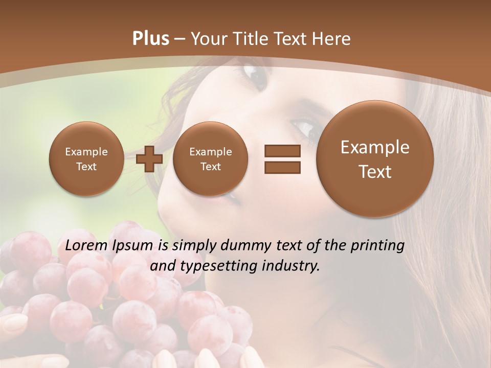 Cupcake Creamer Paper PowerPoint Template
