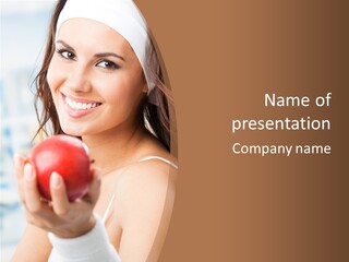 Healthy Individual People PowerPoint Template